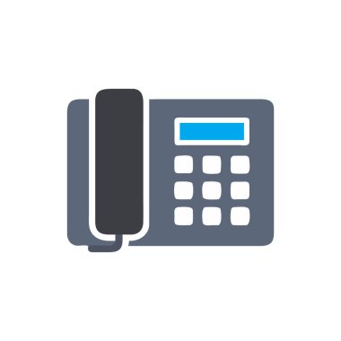 telefon vektörü renk simgesi