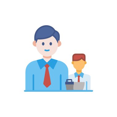 Dizüstü bilgisayar avatar tasarımı ile iş adamı