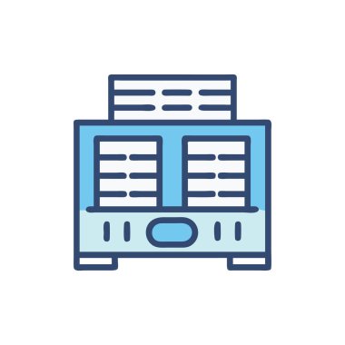 veri depolama simgesi vektör illüstrasyonu