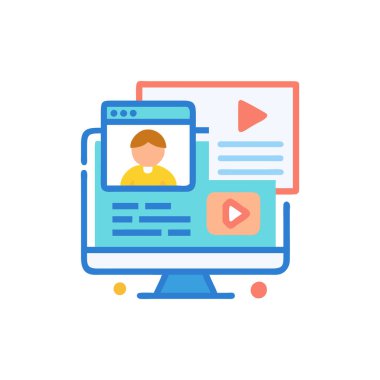 Web renk simgesi. Vektör çizim