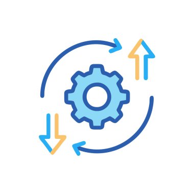 seo modern simgesinin vektör illüstrasyonu