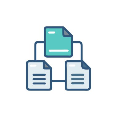 dosyalar vektör ince çizgi simgesi