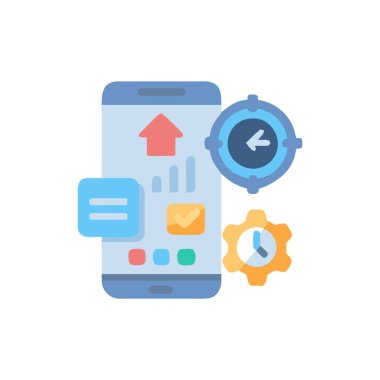 seo modern düz biçimin vektör simgesi