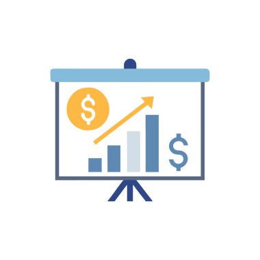 iş vektörü renk çizgisi simgesi