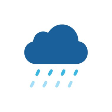 Beyaz arkaplanda hava simgesi