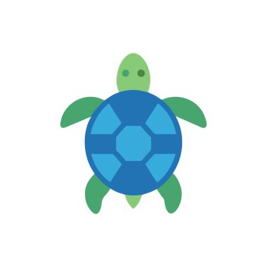 Kaplumbağa ikonu. izole vektör sembolü