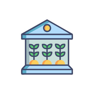 Modern simgenin vektör illüstrasyonu