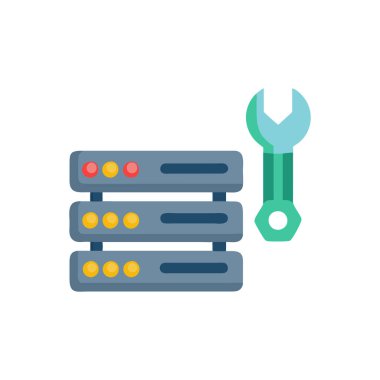 İngiliz anahtarı servis vektör simgesi tasarımı resimli İngiliz anahtarı ve tornavida