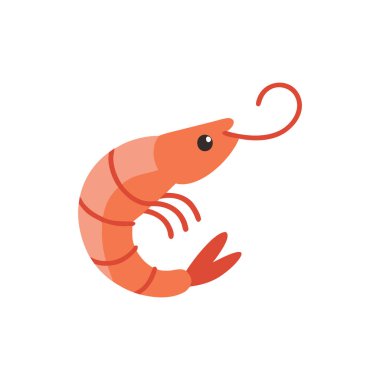 Deniz yaşamının düz renk çizimi