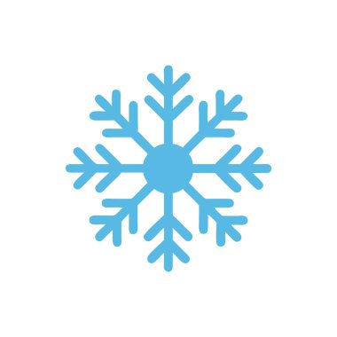 izole kar tanesi ikonu vektör tasarımı