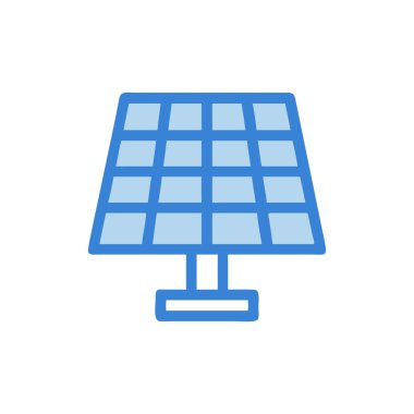 Güneş paneli simgesi, vektör, illüstrasyon