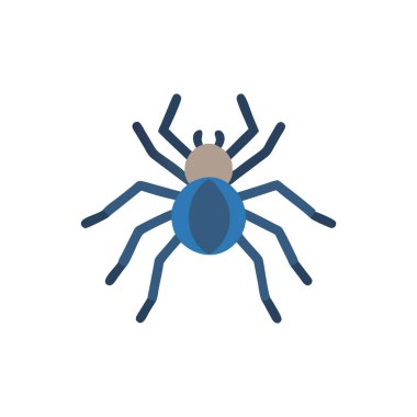 Örümcek ikonu vektör illüstrasyonu
