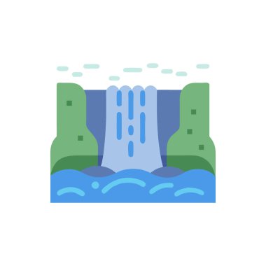 Ağ ve mobil uygulama tasarımınız için beyaz arkaplanda izole edilmiş su sıçrama simgesi vektörü