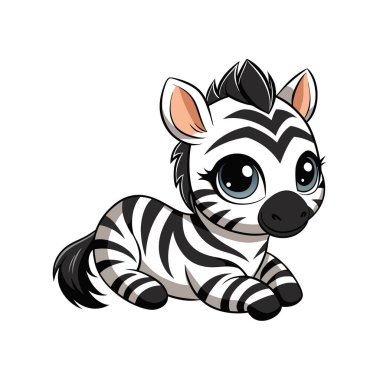 Şirin Zebra Çizgi Film Çizimi