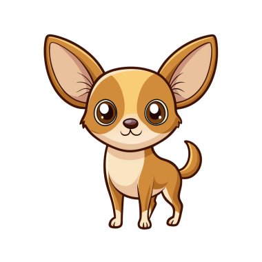 sevimli köpek çizgi film simgesi