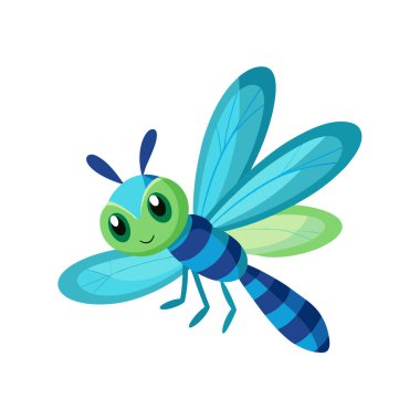 karikatür yusufçuk vektör simgesi