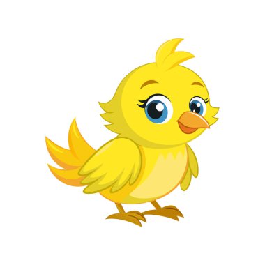 Sevimli küçük sarı piliç