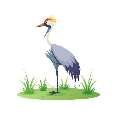 Beyaz arkaplanda çizgi film leyleği