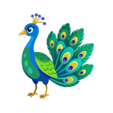 beyaz arkaplanda çizgi film akomu