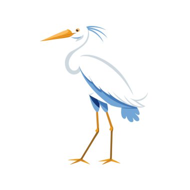 mavi pelikan karikatür çizimi