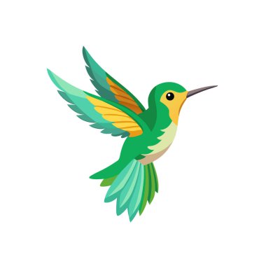 colorful bird with green leaves