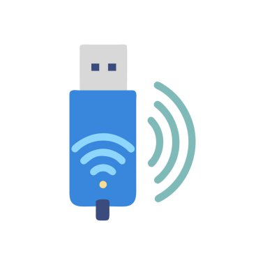 kablosuz kablosuz bağlantı sinyali simgesi izole edildi