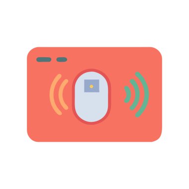 ödeme makinesi ikonu vektörü izole