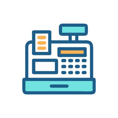 hesap makinesi simgesi vektör illüstrasyonu