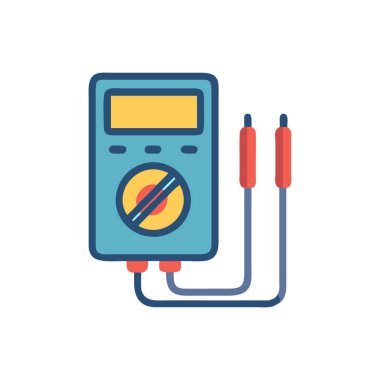 Elektrikli ısıtıcı simgesinin vektör illüstrasyonu