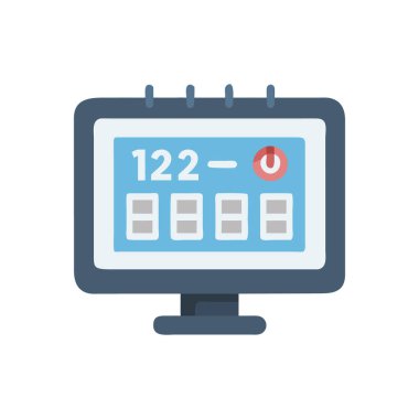 bilgisayar simgesi vektör illüstrasyonu