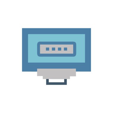 bilgisayar fare simgesi, düz biçim tasarımı