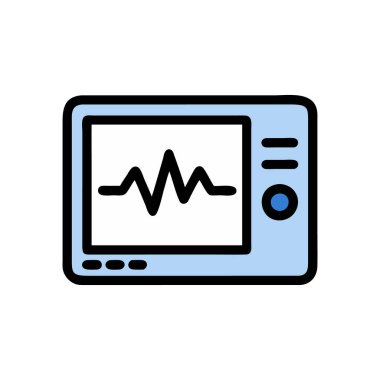 bilgisayar ve aygıt izole edilmiş ikon vektör illüstrasyon tasarımı