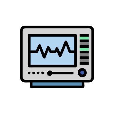 vektör renk çizgisi simgesini izle