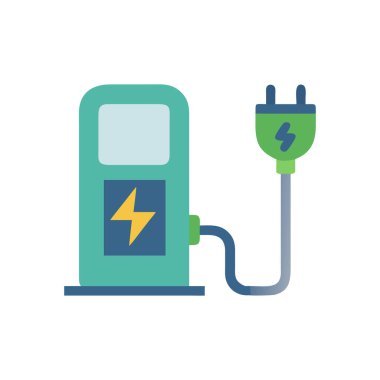 elektrik dolgu simgesi vektör illüstrasyon tasarımı