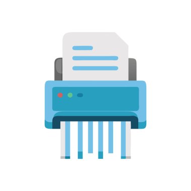 İşlemci vektörü düz renk simgesi