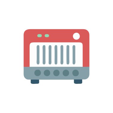 Benzin istasyonu simgesinin vektör illüstrasyonu