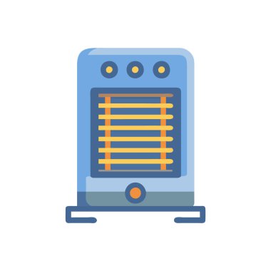 Bir tren simgesinin vektör illüstrasyonu