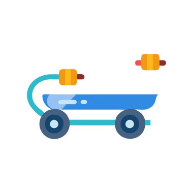 Scooscooter simgesi. Scooter simgelerinin tasviri. beyaz üzerine izole