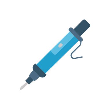 kalem ve kurşun kalem düz simgesi