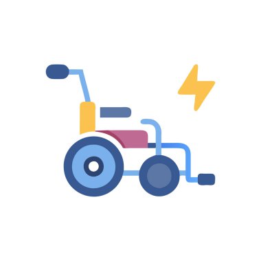 elektrikli bisiklet elektrikli araç simgesi vektör çizimi çizimi