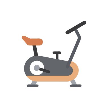 Bisiklet ikonu. düz dizayn. vektör illüstrasyonu.