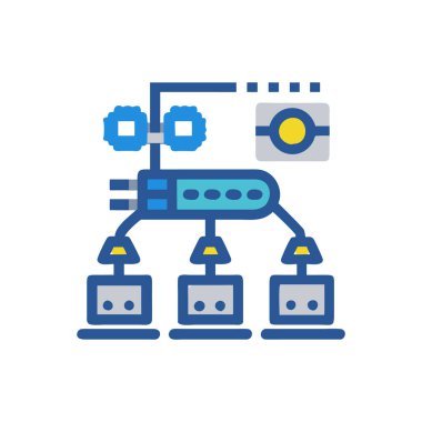 seo modern simgesinin vektör illüstrasyonu