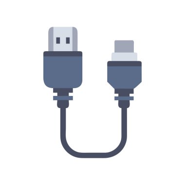 Dolgu simgesi vektörlü usb aygıtı