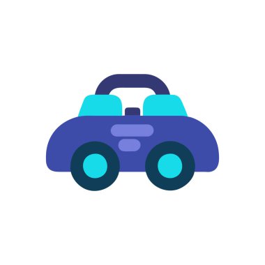 araba simgesi vektör illüstrasyonu