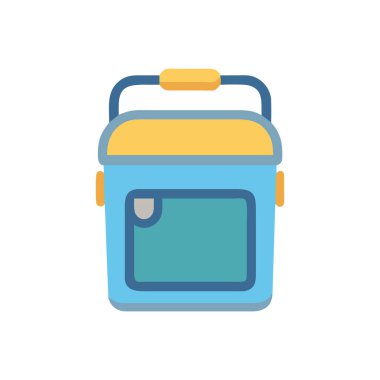 Bir mutfak çanağının vektör düz simgesi