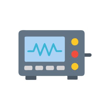 İzleme vektörü düz renk simgesi