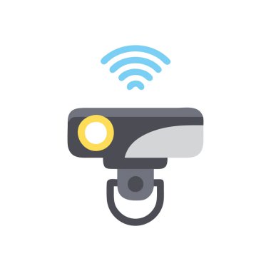 Şeffaf bir arkaplanda gizli kamera vektör çizimi. Birinci kalite semboller. kavram ve grafik tasarımı için vektör çizgisi düz simgesi.