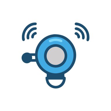 Kablosuz kablosuz bağlantı sisteminin vektör simgesi kavramı. kablosuz hatlara bağlı kablosuz sistem.