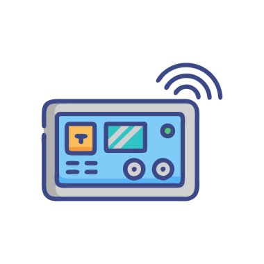 wifi vektör ince çizgi simgesi