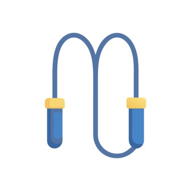 İp simgesi atlanıyor. vektör izole çizimi